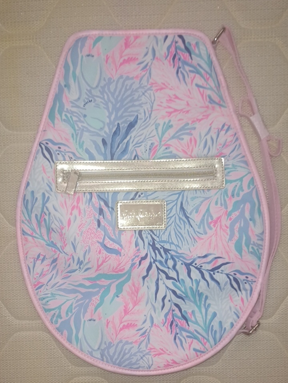 Lilly Pulitzer Pastel Seafoam Print Women's Paddle Bag - Pink & Blue